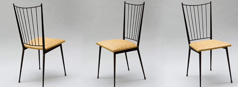 Colette GUÉDEN • Suite de dix chaises